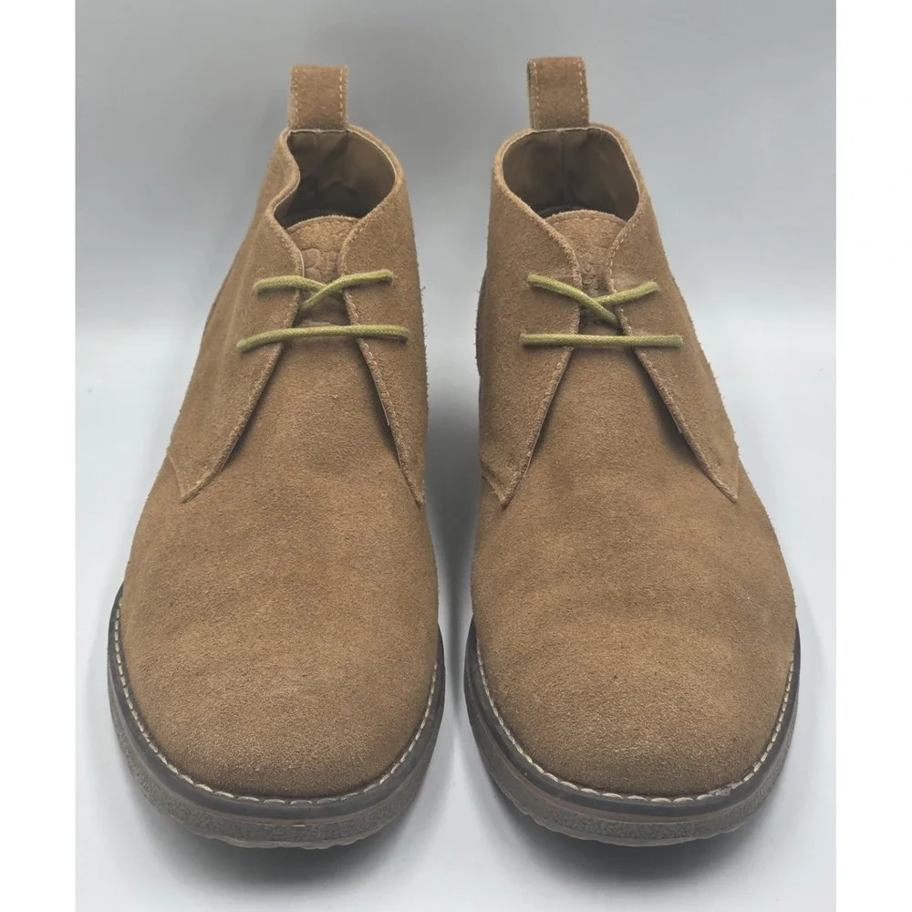 GH Bass Pearce Mens 11 D Tan Suede Leather Chukka Desert Boots Brown